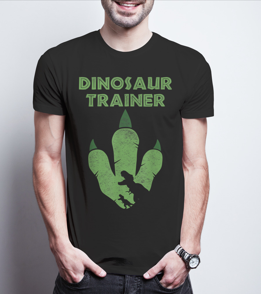 Dinosaur Trainer Big Jurassic Footprint With T-Rex T-Shirt