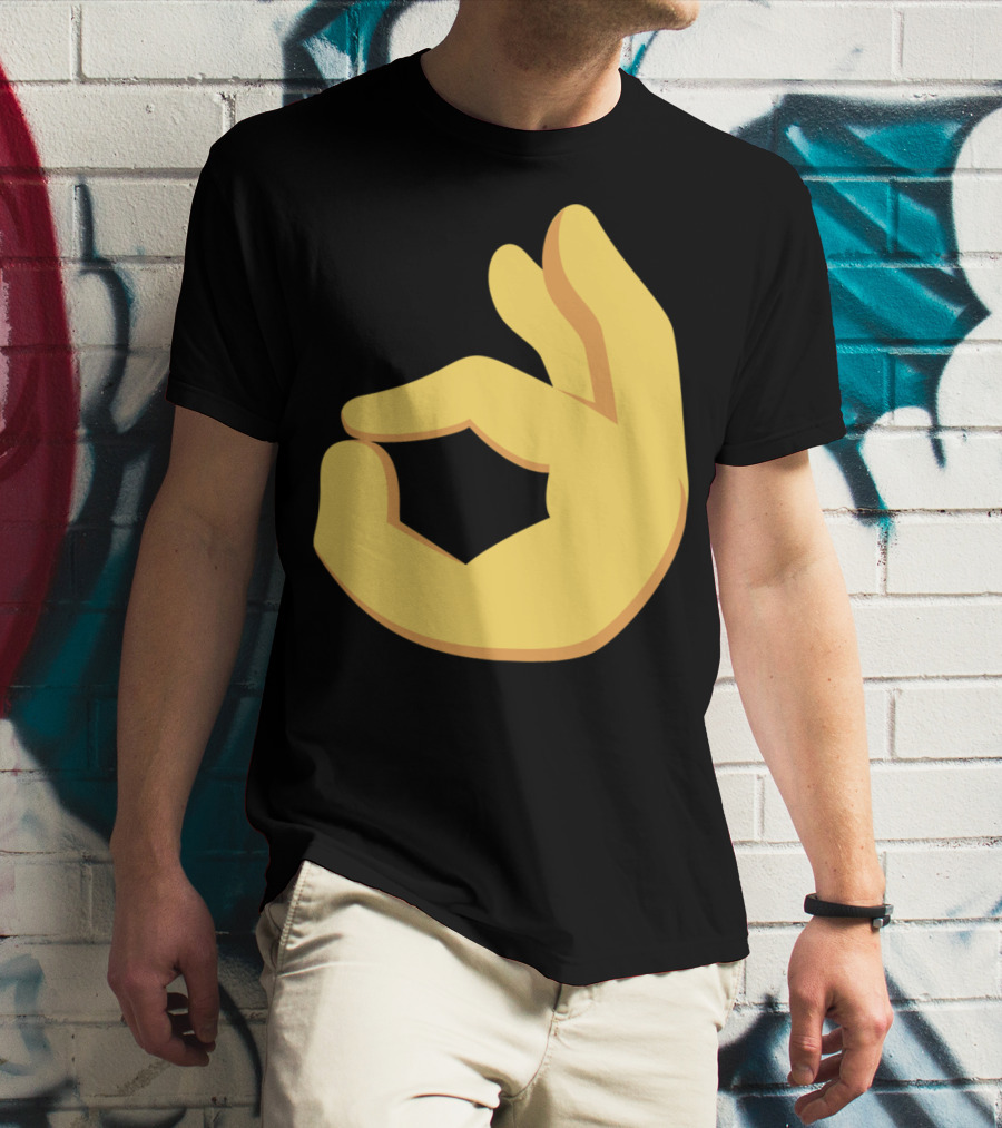 Emoji Ok Hand Sign Okay Yes Dank T-Shirt