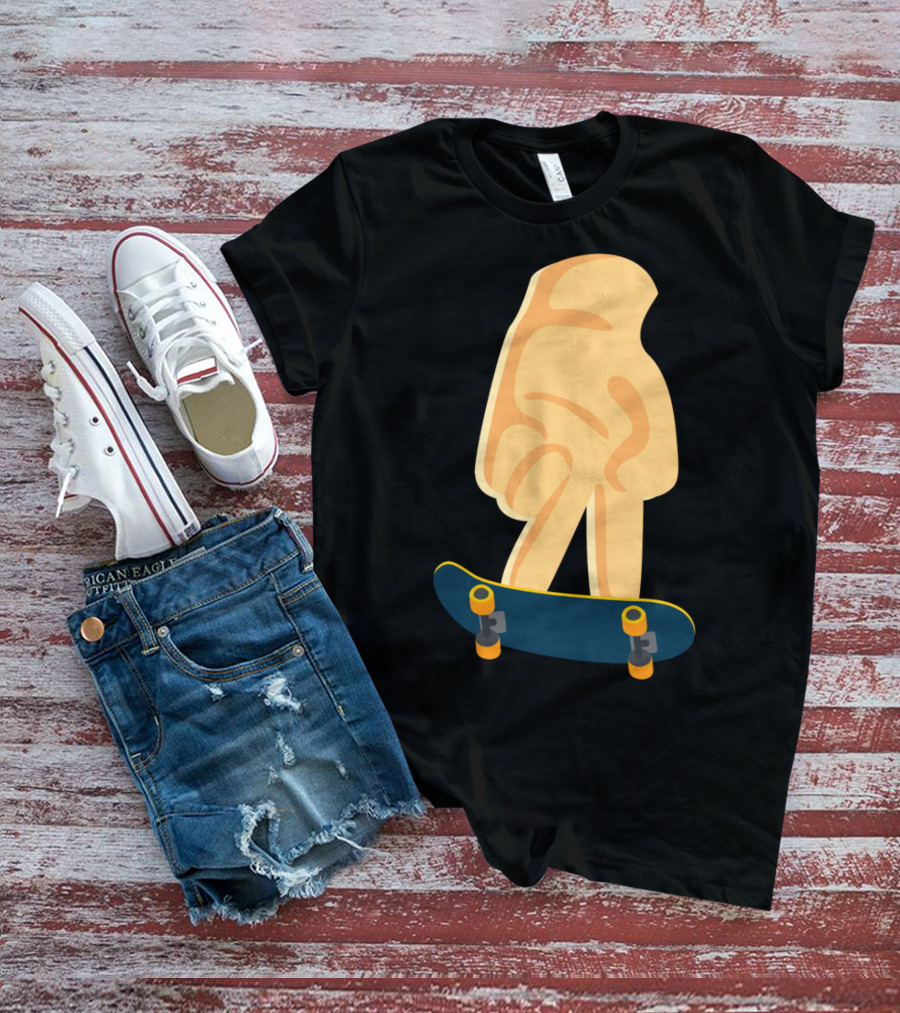 Fingerboard Skateboard Finger Skating Skateboard Board T-Shirt