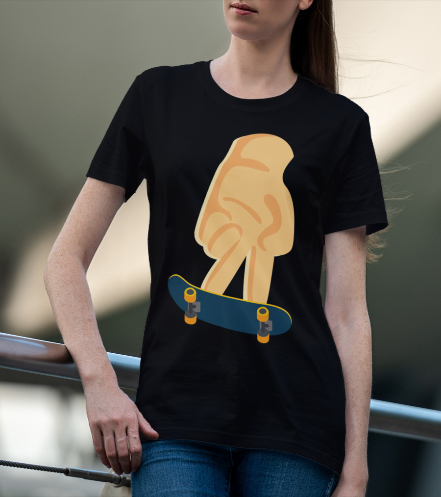 Fingerboard Skateboard Finger Skating Skateboard Board T-Shirt