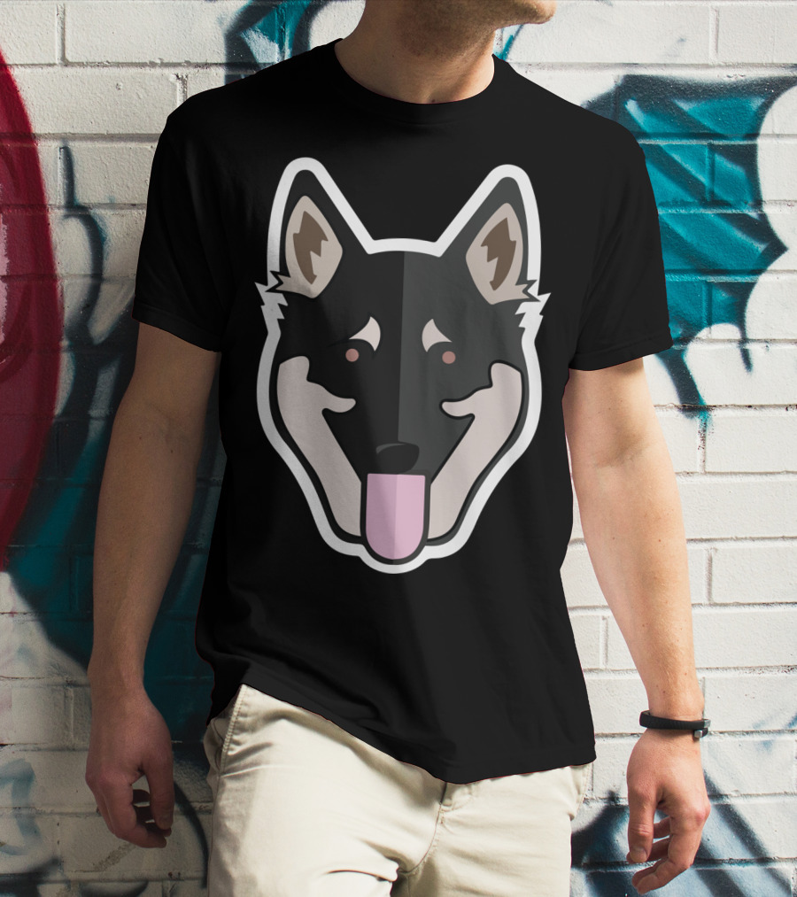 German Shepherd Dog Face T-Shirt