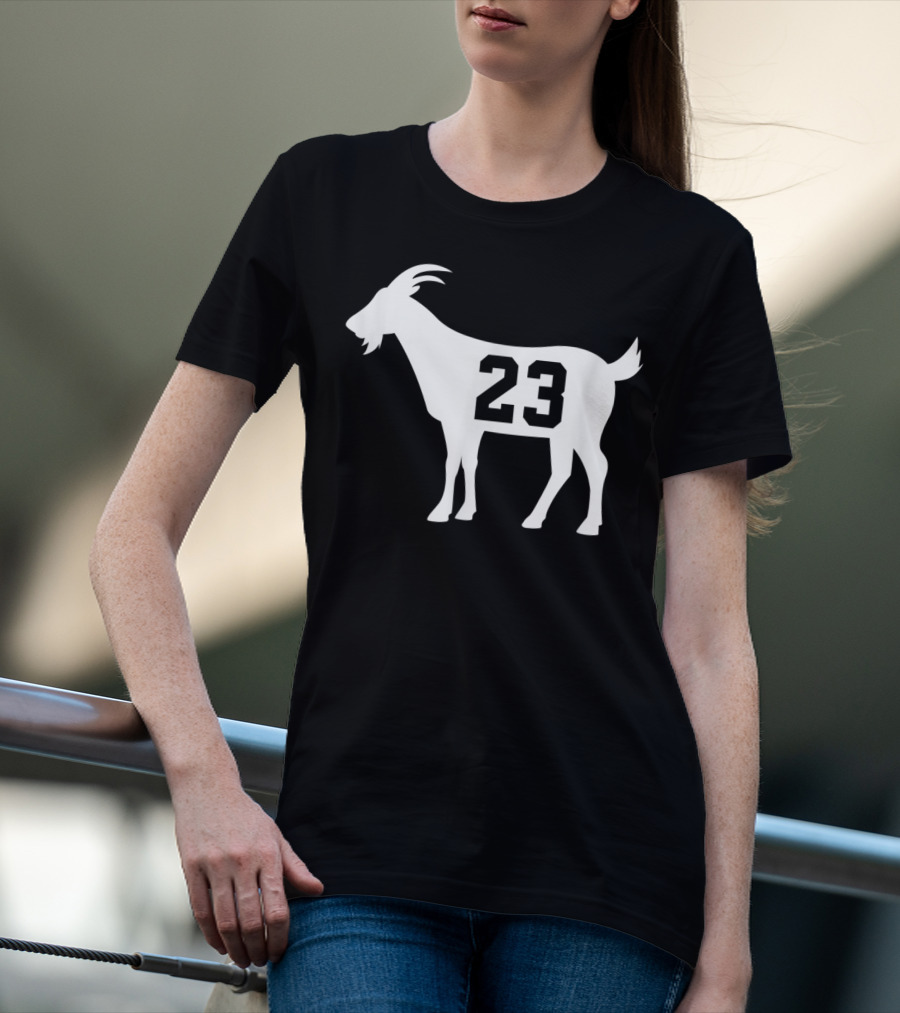 Goat 23 MJ Greatest Of All Time Basketball Legend Iconic Number T-Shirt