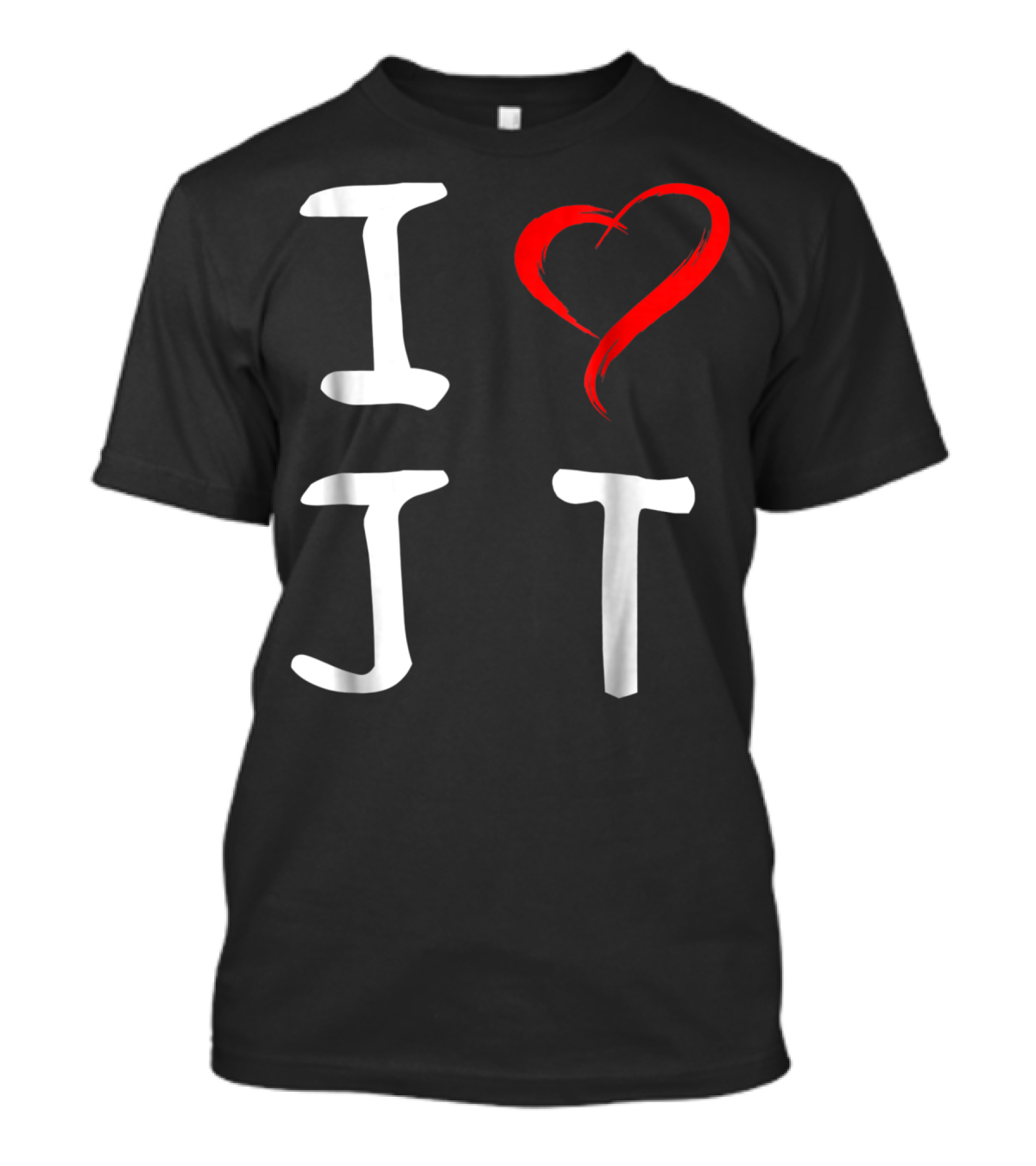 I Love JT Heart Funny JT T-Shirt