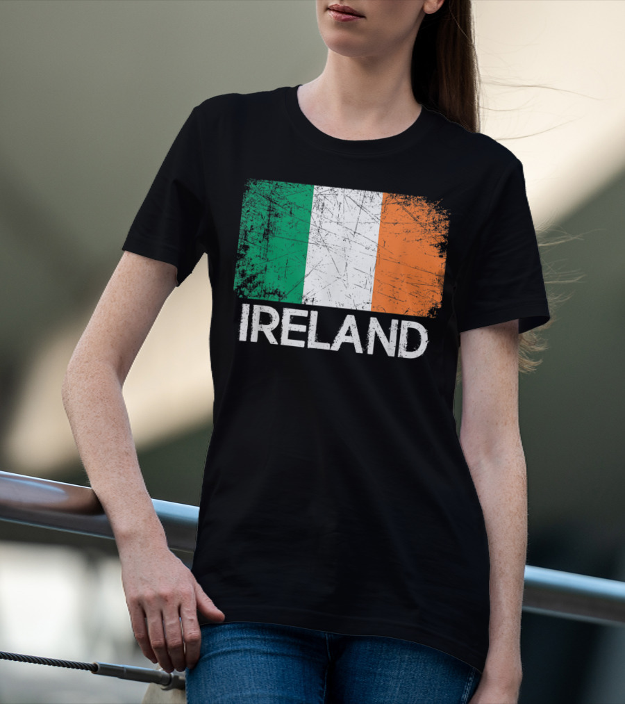 Ireland Flag Vintage T-Shirt