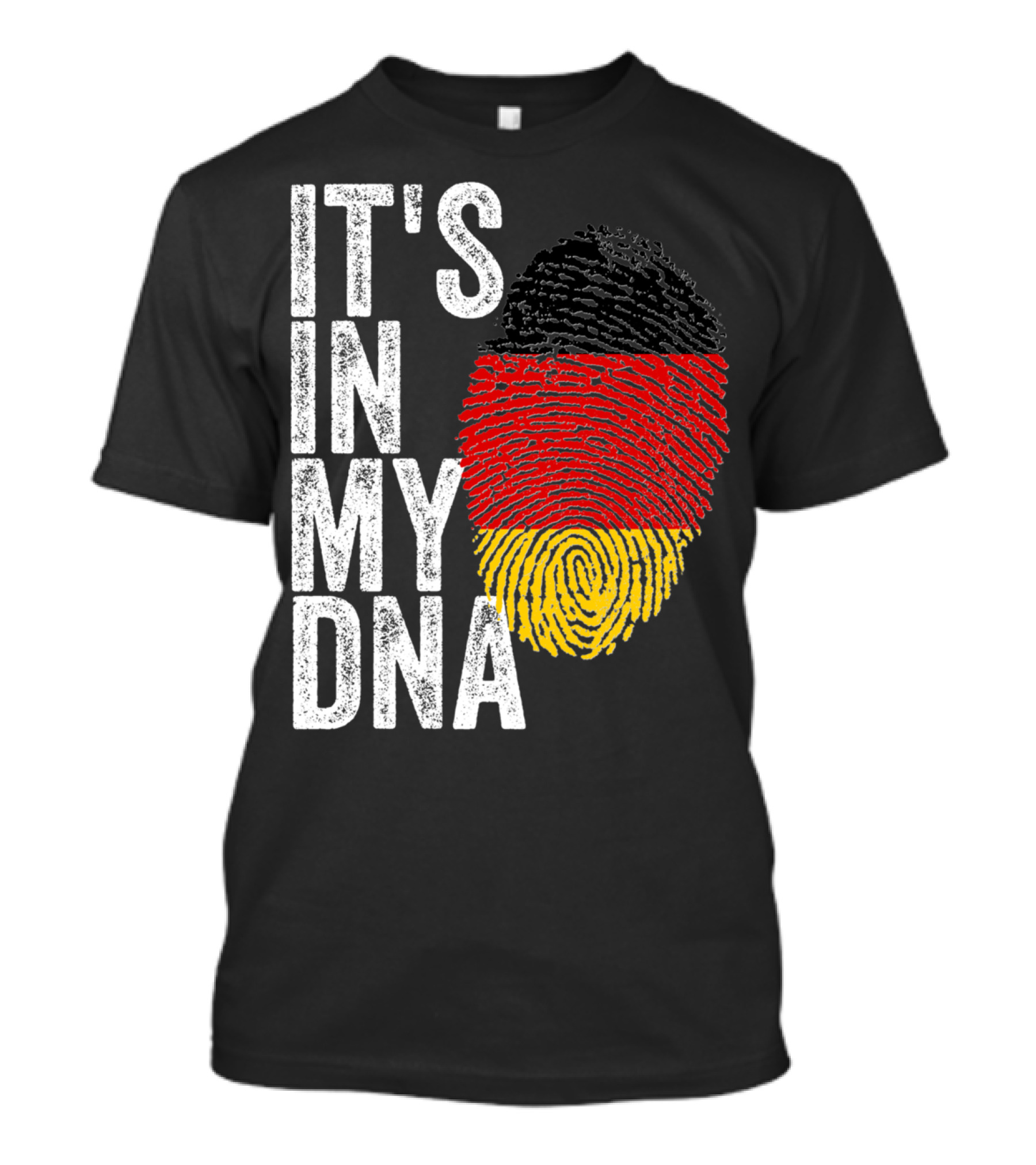 It's In My DNA Fingerprint German Flag Germany Pride T-Shirt