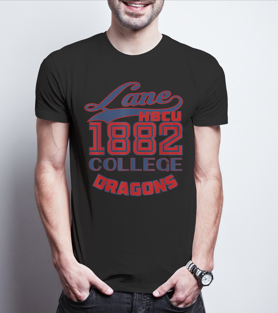 Lane HBCU 1882 College Dragons T-Shirt