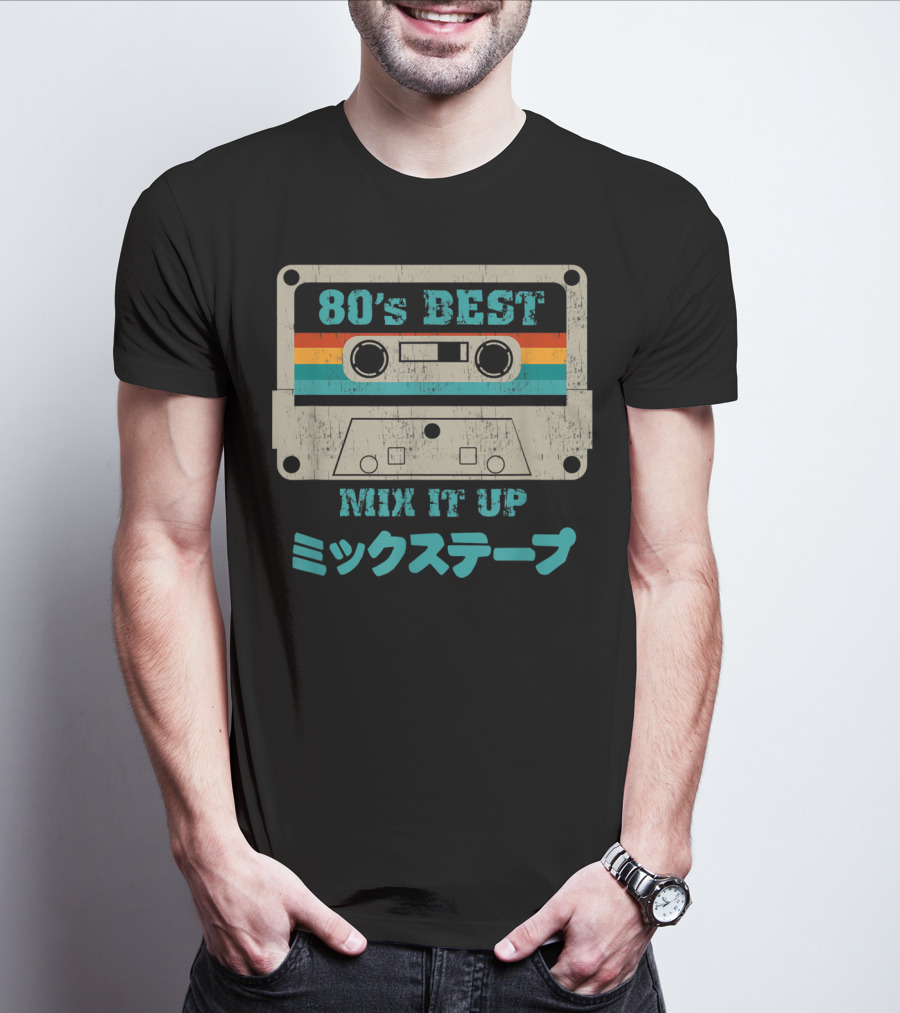 80s Best Mix It Up Cassette Japanese Otaku Aesthetic T-Shirt