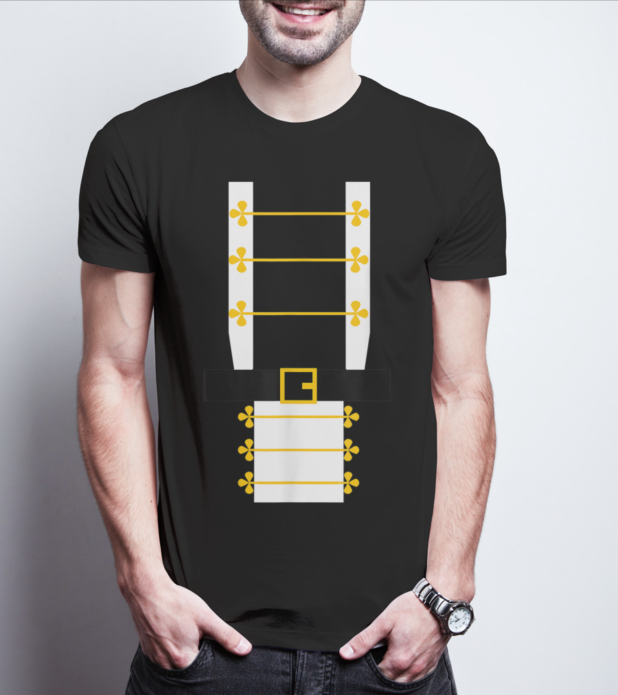 Nutcracker Soldier Costume Uniform Belt Buckle Ballet T-Shirt