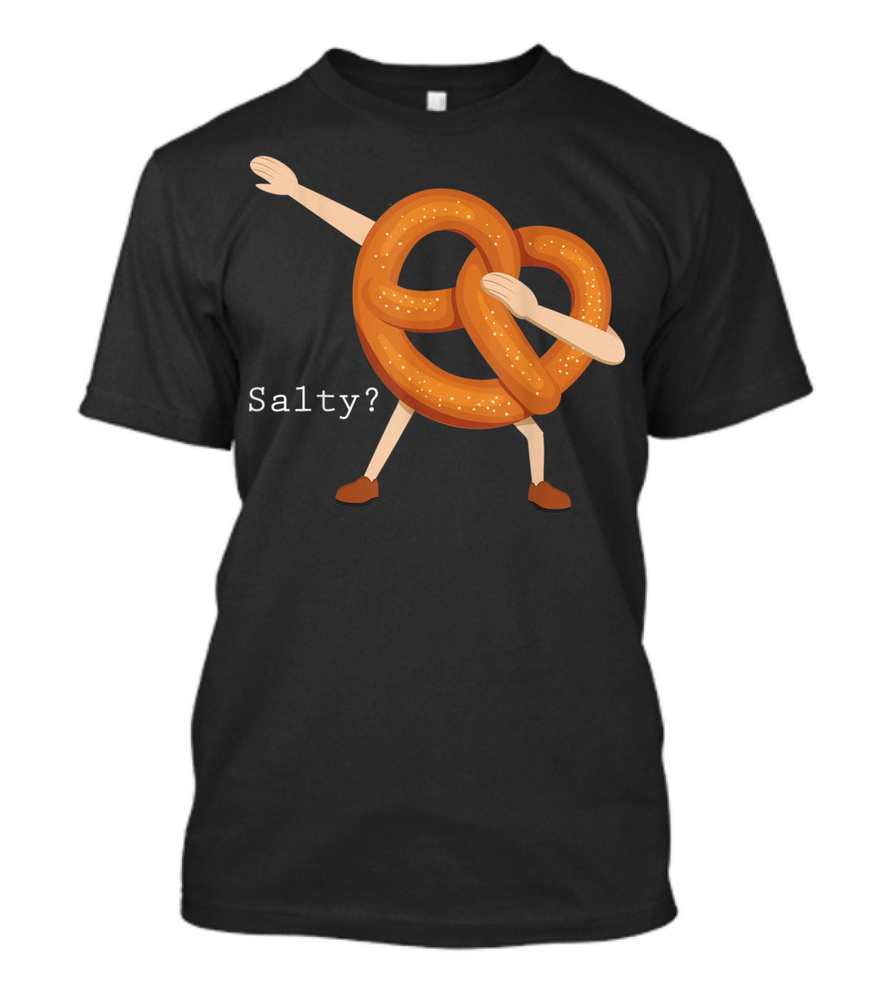 Salty Dabbing Pretzel Funny Foodie Baker T-Shirt