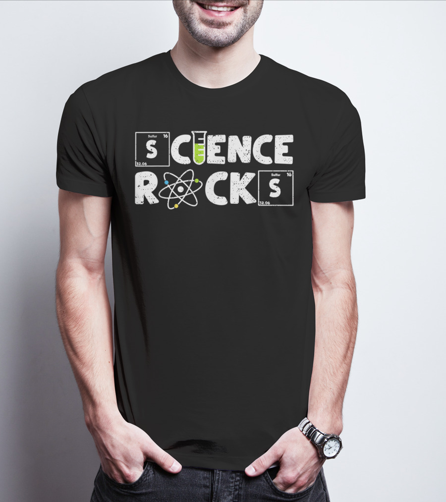 Science Rocks Teacher Scientist Sulfur Humor T-Shirt