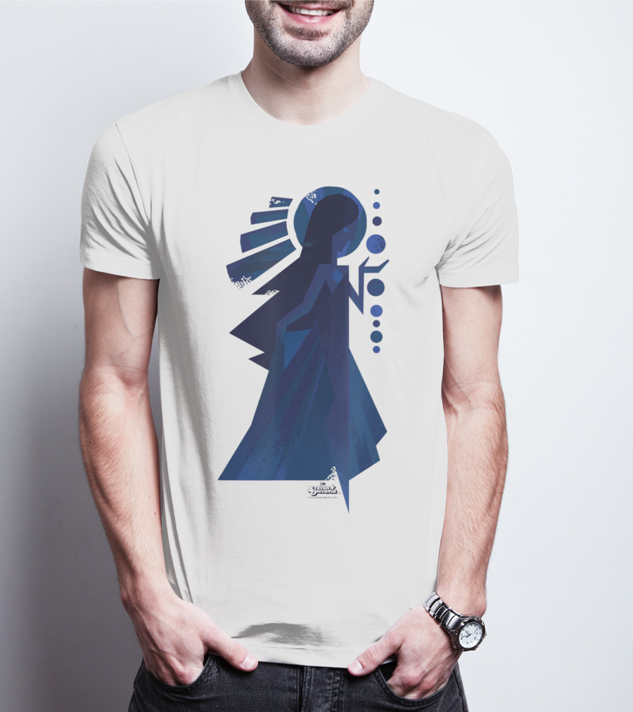 Steven Universe Blue Diamond Abstract Mural T-Shirt