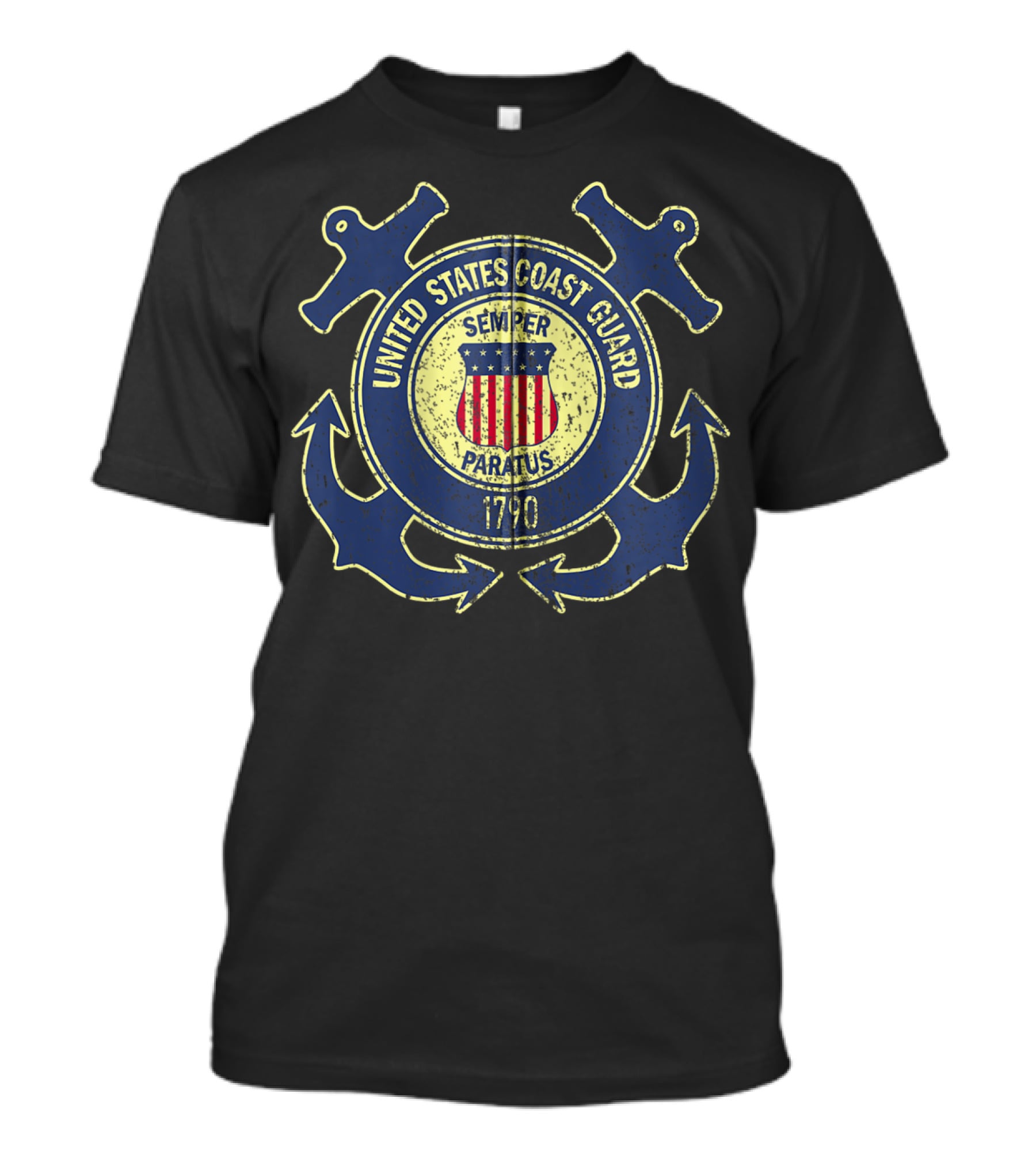 United States Coast Guard Veteran Semper Paratus 1790 Red Friday T-Shirt