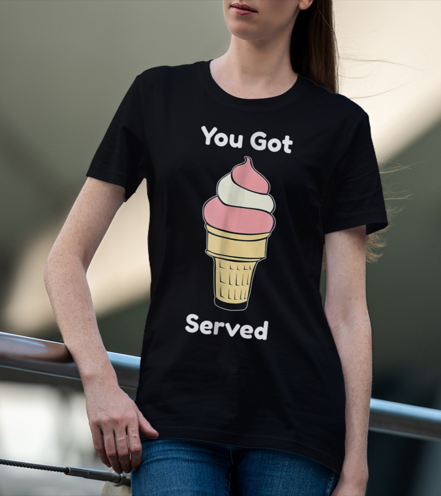 You Got Served Ice Cream Cone Swirl T-Shirt