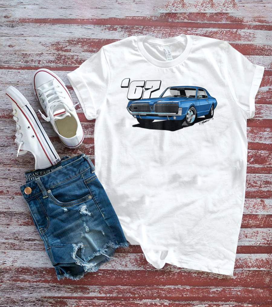'67 Classic Blue 1967 Mercury Cougar T-Shirt
