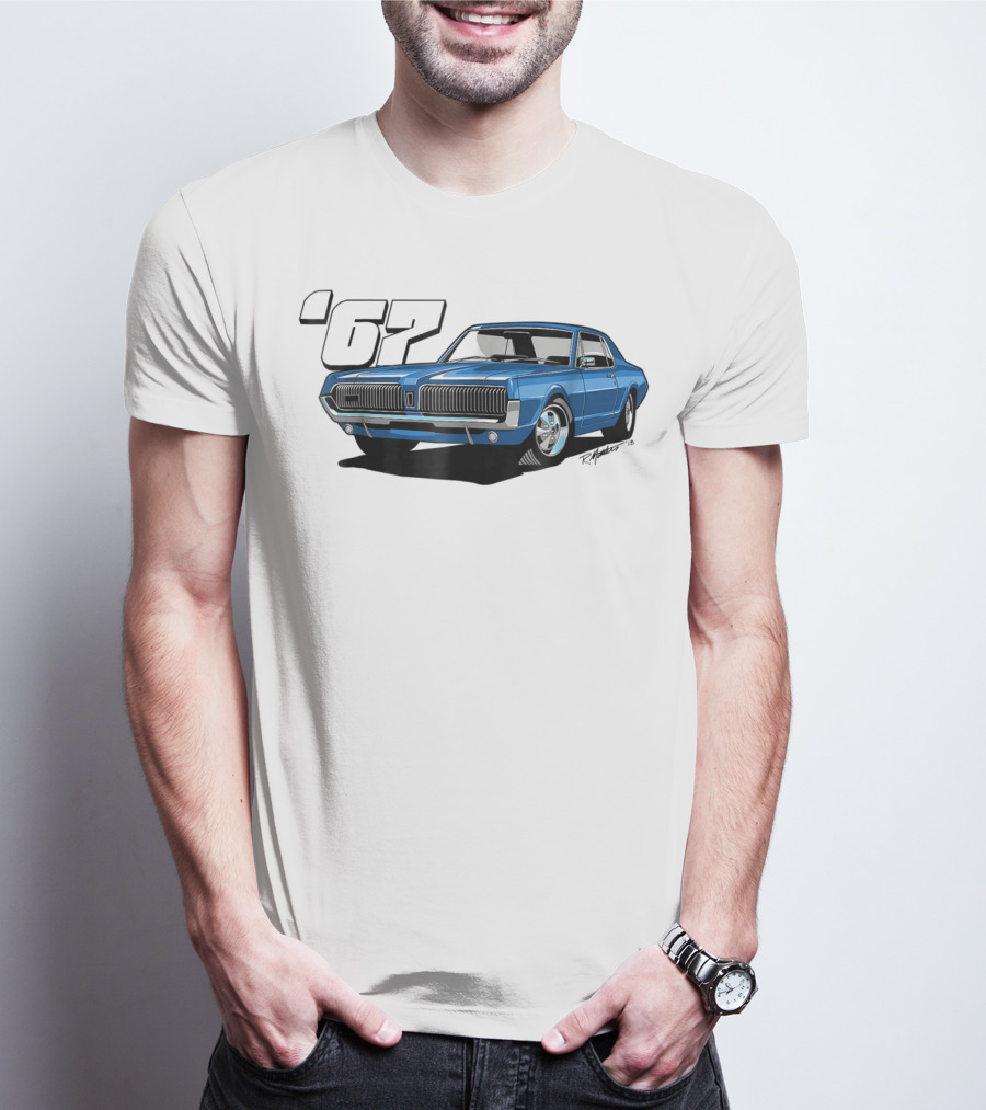 '67 Classic Blue 1967 Mercury Cougar T-Shirt