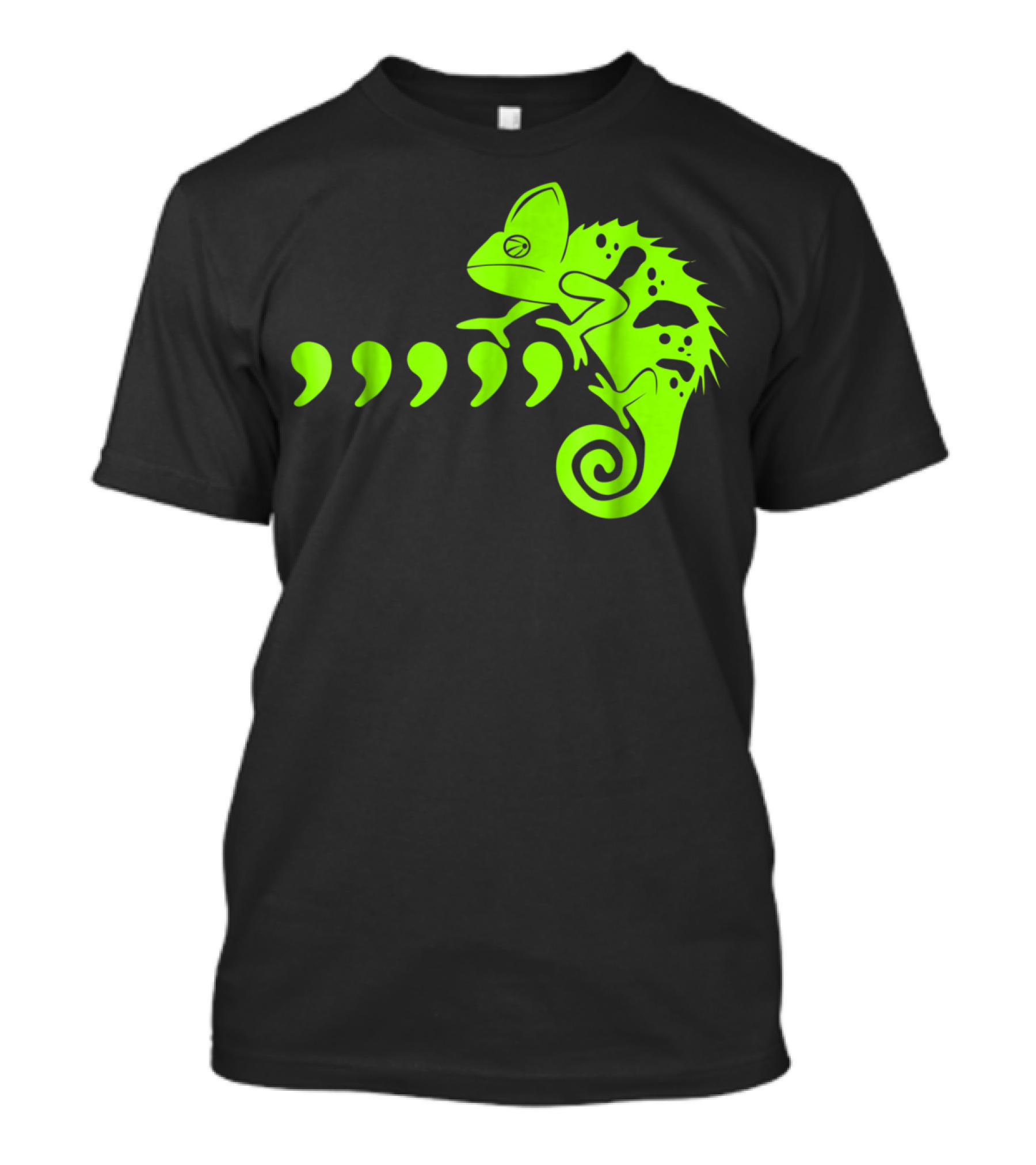 Comma Chameleon Love Country Music T-Shirt