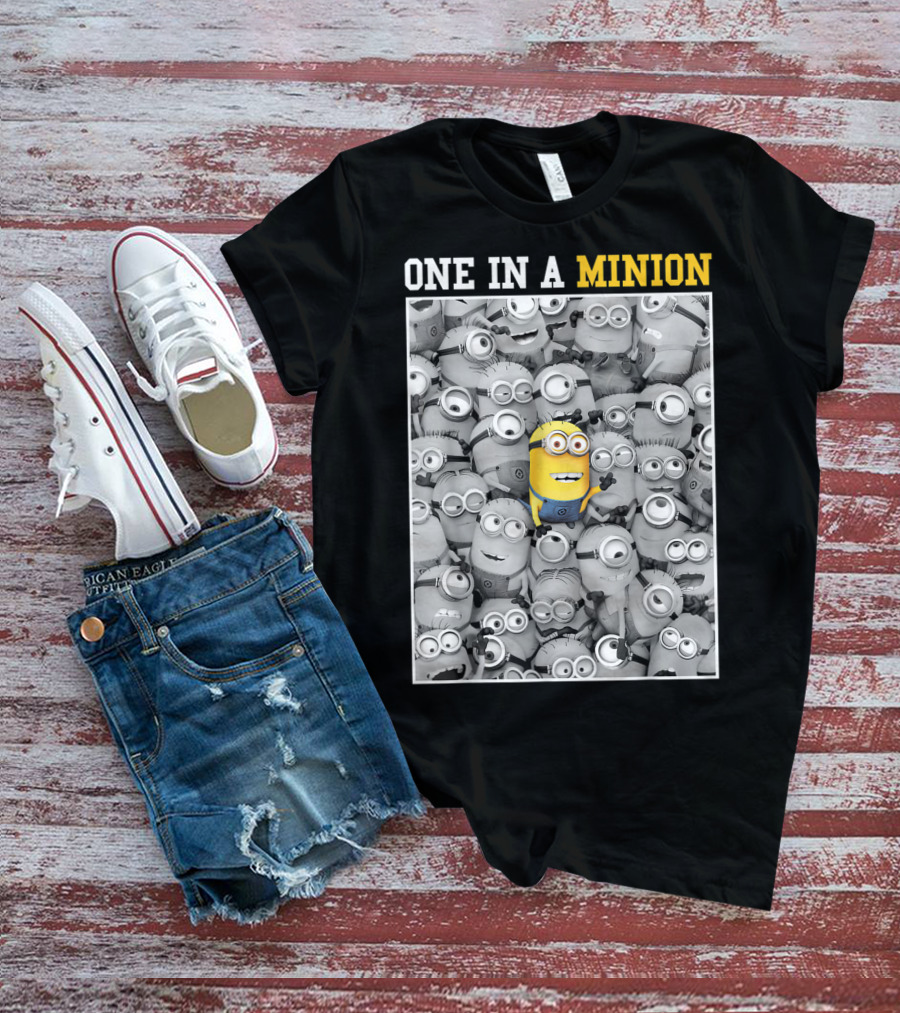 One In A Minion Despicable Me Color Pop Minions T-Shirt