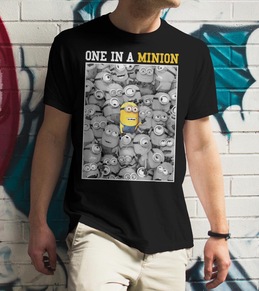 One In A Minion Despicable Me Color Pop Minions T-Shirt
