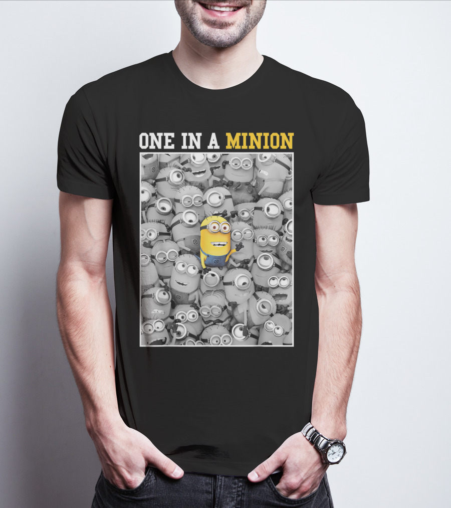 One In A Minion Despicable Me Color Pop Minions T-Shirt
