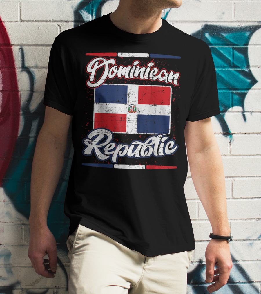 Dominican Republic Flag Pride T-Shirt