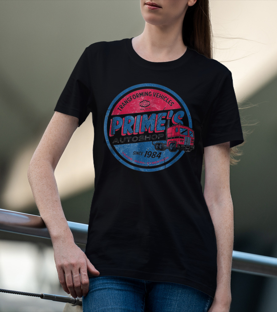Transforming Vehicles Prime's Autoshop Since 1984 T-Shirt