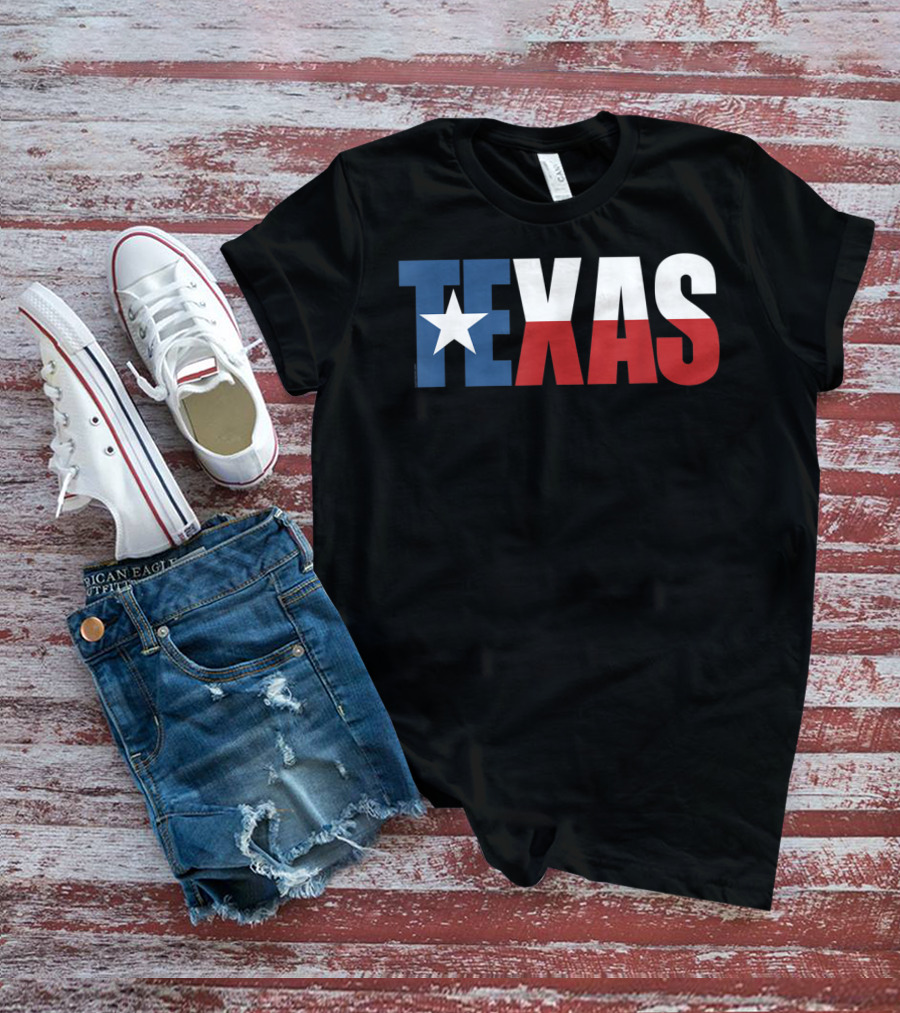 Texas Flag Women Men Kids Texas State Pride T-Shirt