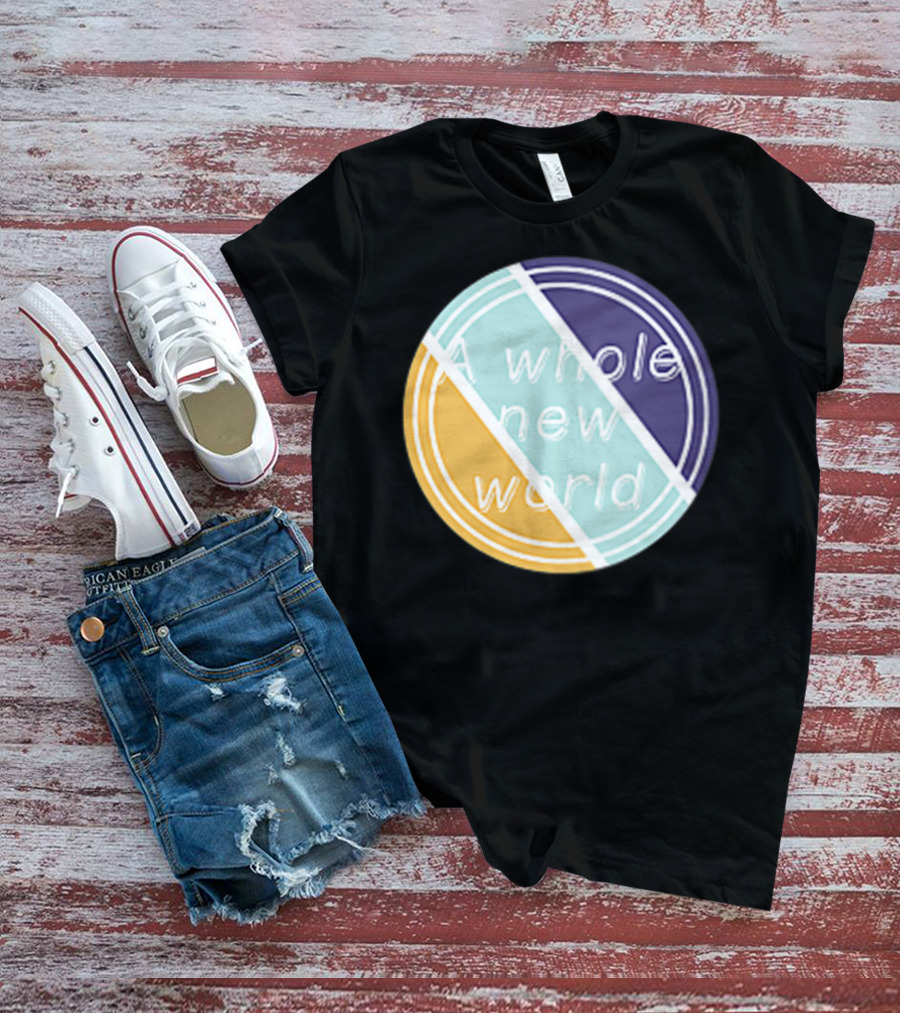A Whole New World Circular Pastel T-Shirt
