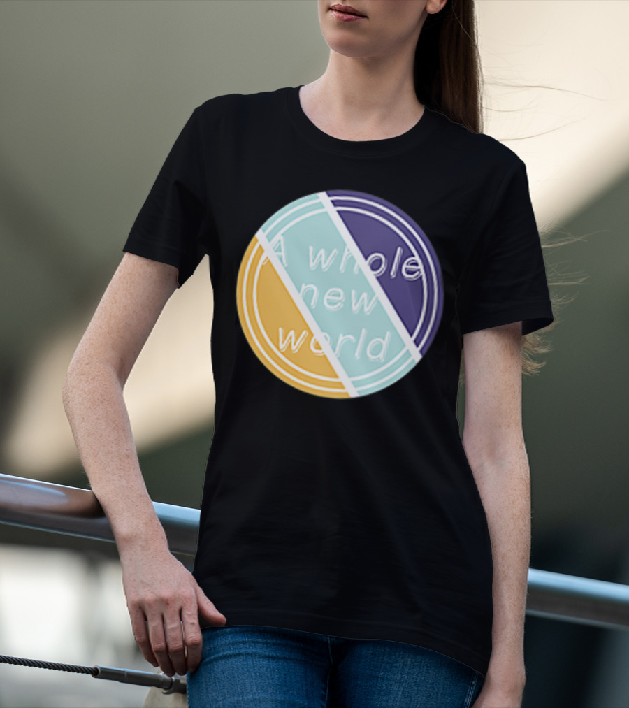 A Whole New World Circular Pastel T-Shirt