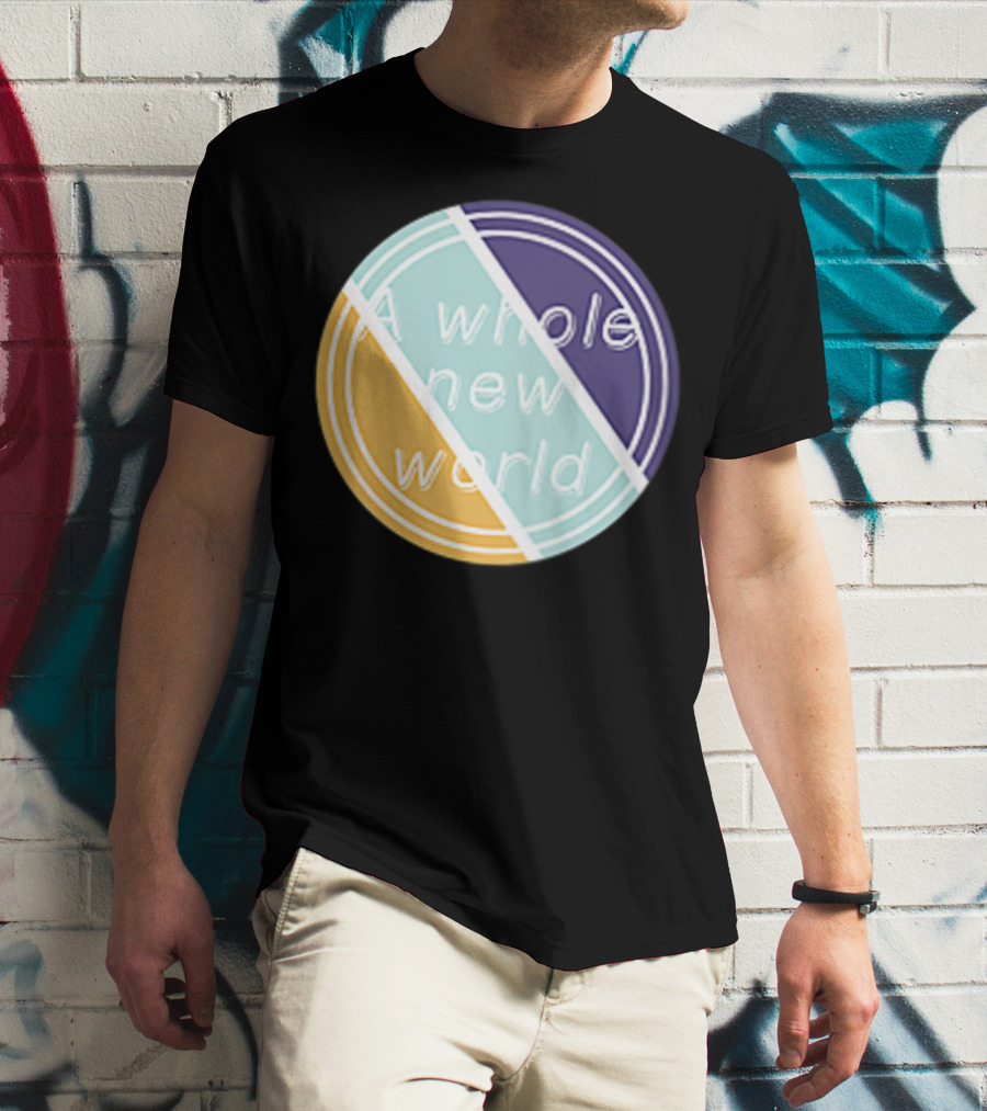 A Whole New World Circular Pastel T-Shirt