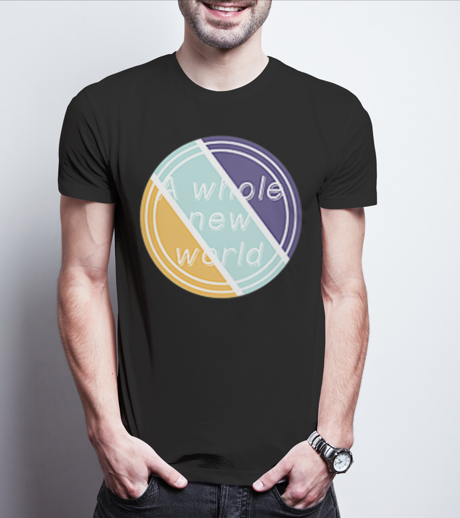 A Whole New World Circular Pastel T-Shirt