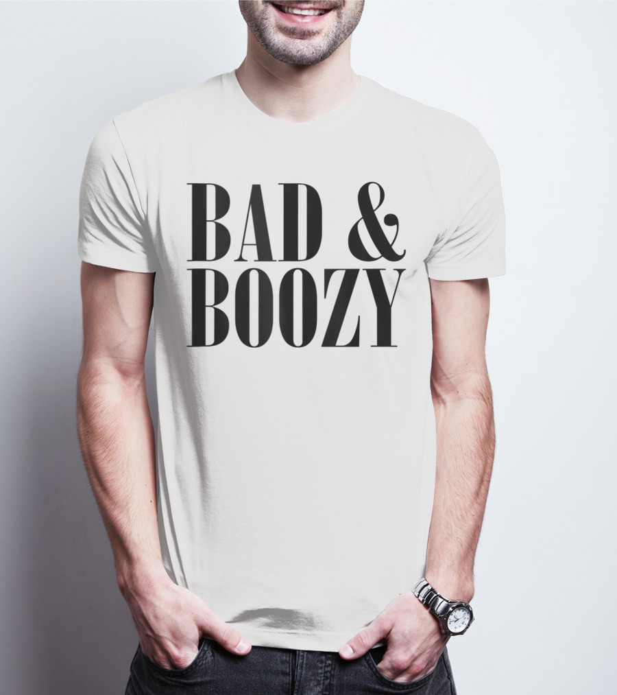Bad Boozy Bachelorette Party Funny Summer Beer T-Shirt
