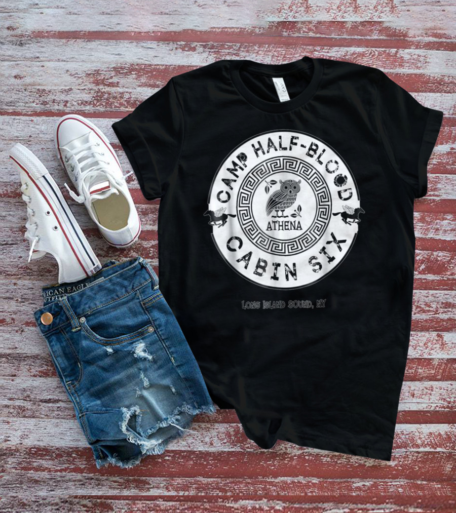 Camp Half-Blood Cabin Six Athena Long Island Sound NY T-Shirt