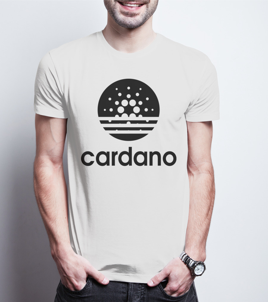 Cardano ADA Cryptocurrency Blockchain Symbol Black T-Shirt