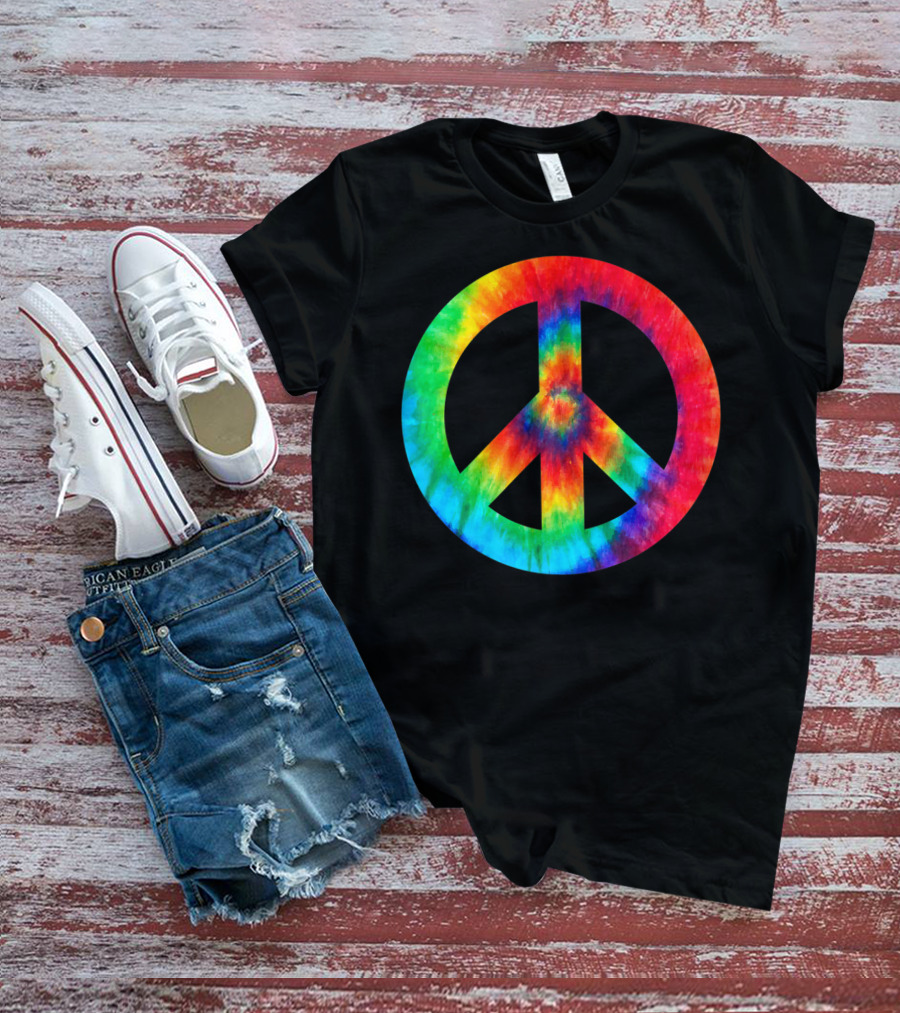 Cool Tie Dye Peace T-Shirt