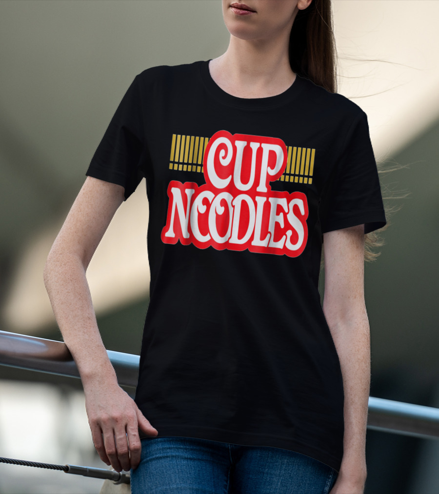 Cup Noodles Instant Ramen Iconic Red White T-Shirt