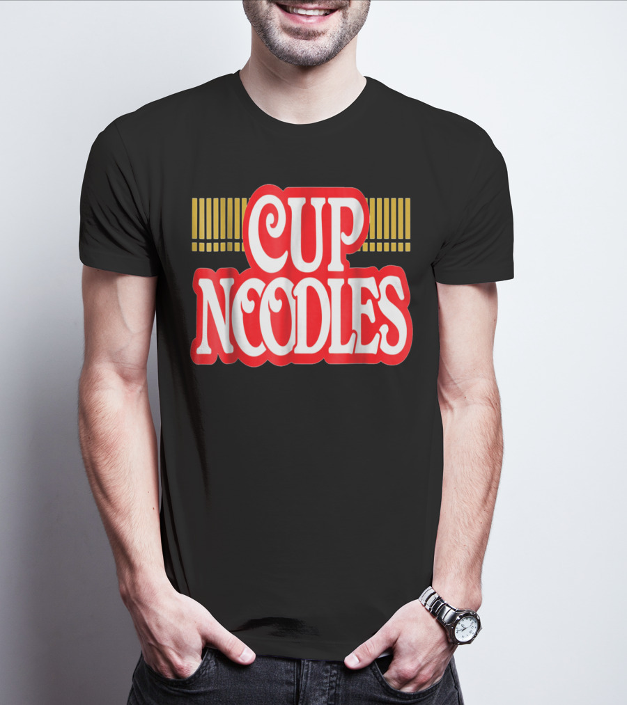 Cup Noodles Instant Ramen Iconic Red White T-Shirt