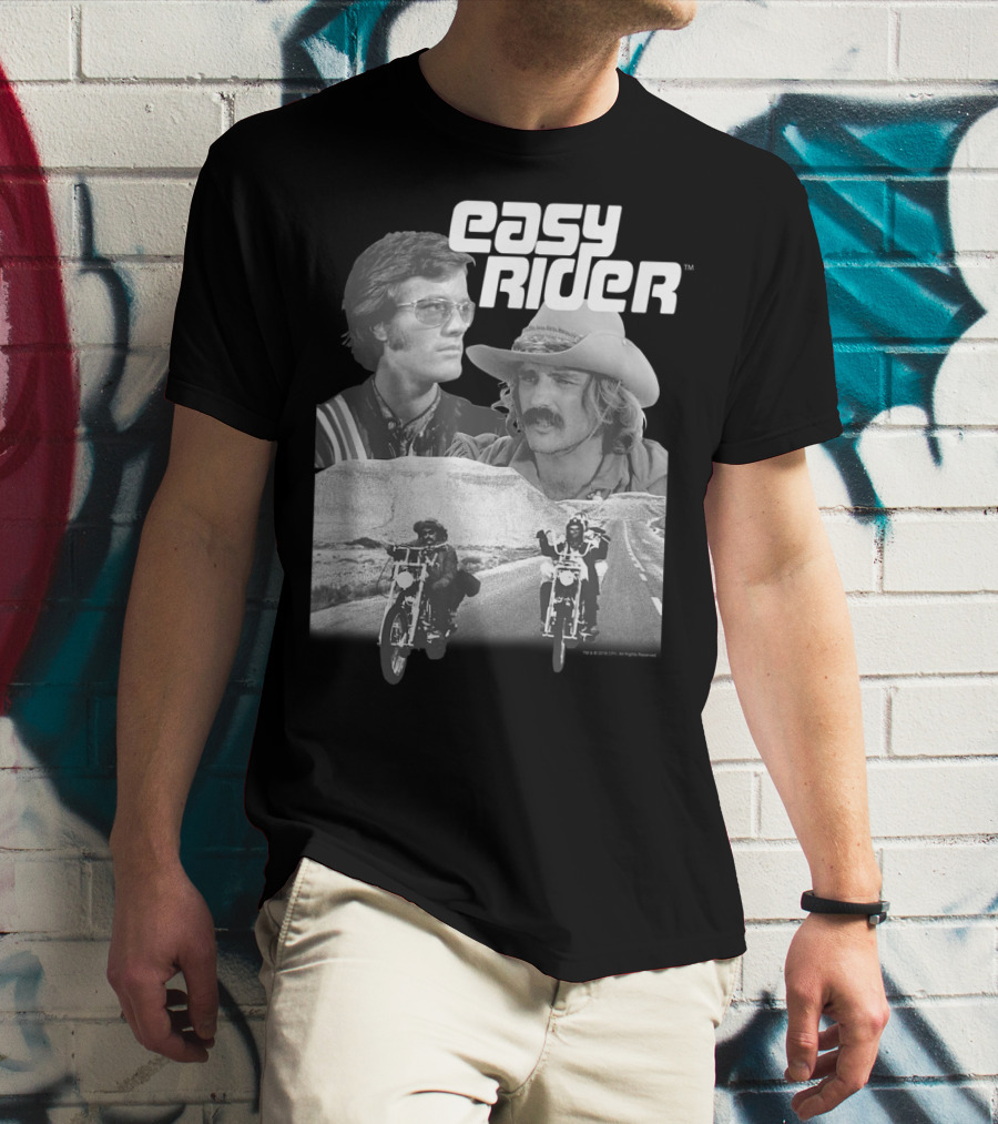 Easy Rider Fonda Hopper Motorcycles Road Adventure T-Shirt
