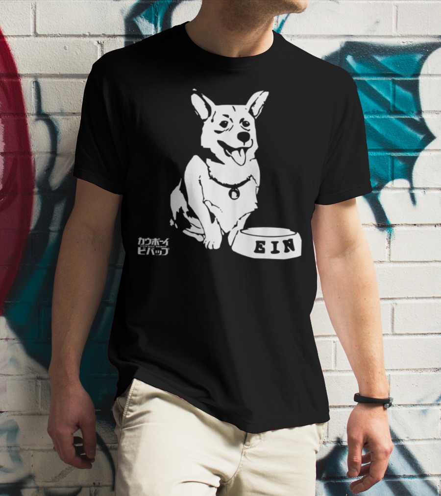 Ein Cowboy Bebop Corgi Anime Character Fan Favorite T-Shirt