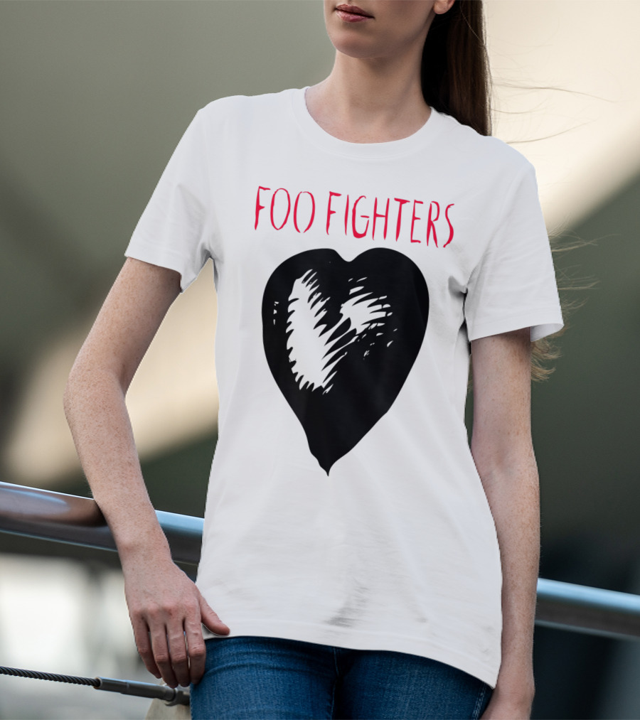 Foo Fighters One By One Black Heart T-Shirt