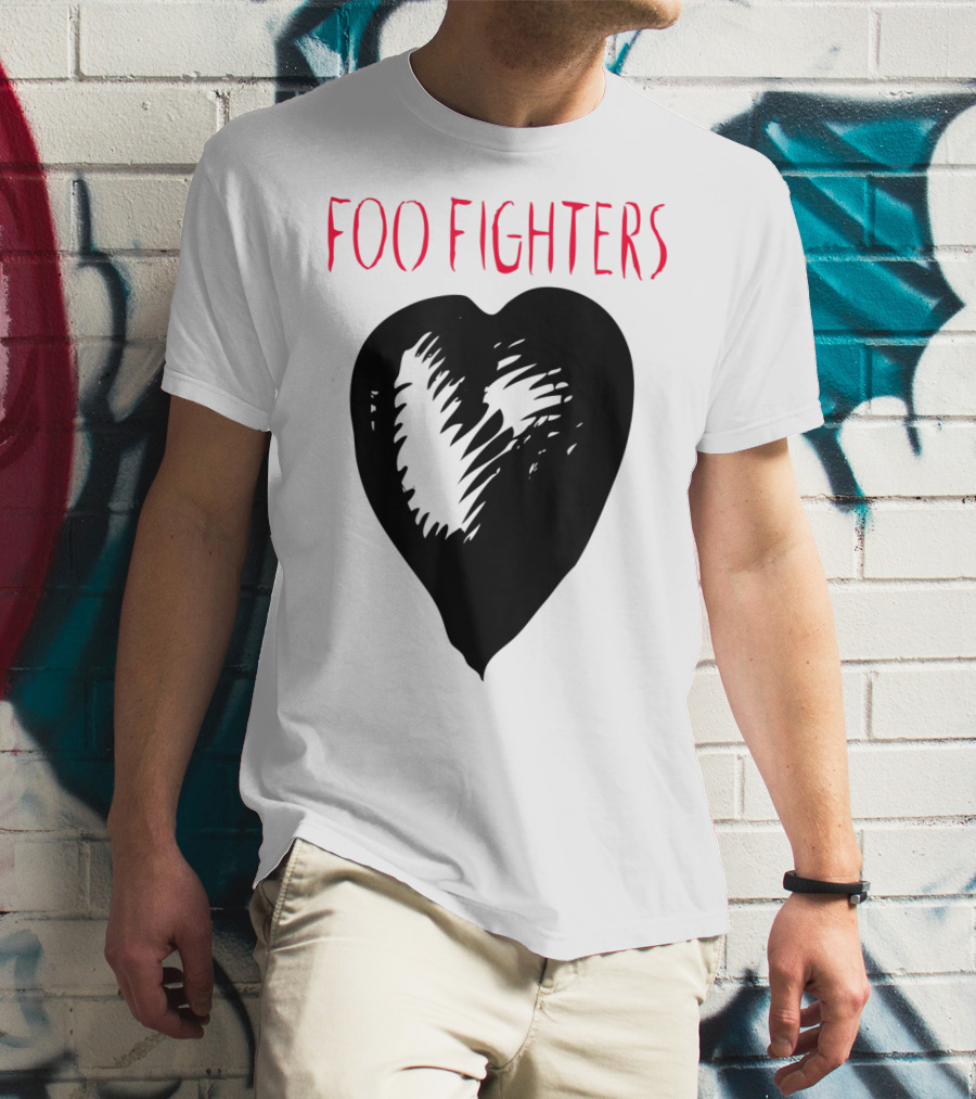 Foo Fighters One By One Black Heart T-Shirt