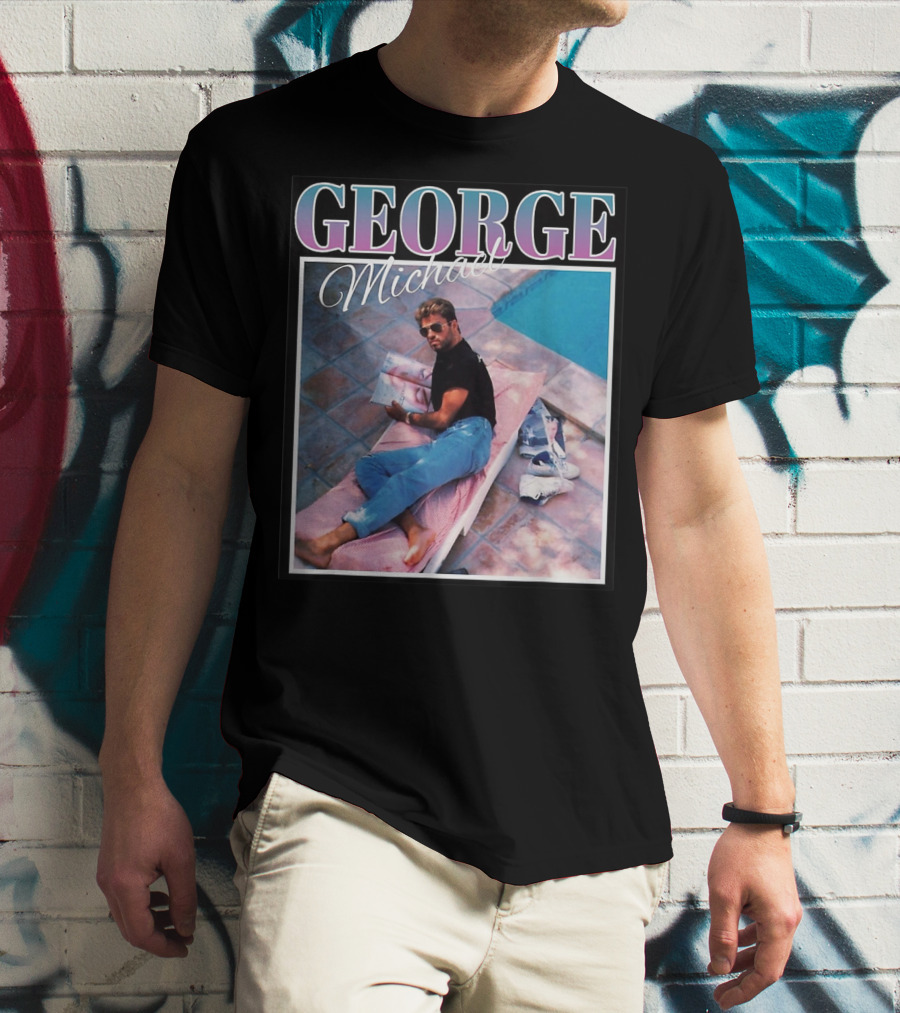GEORGE Michael Poolside Style T-Shirt