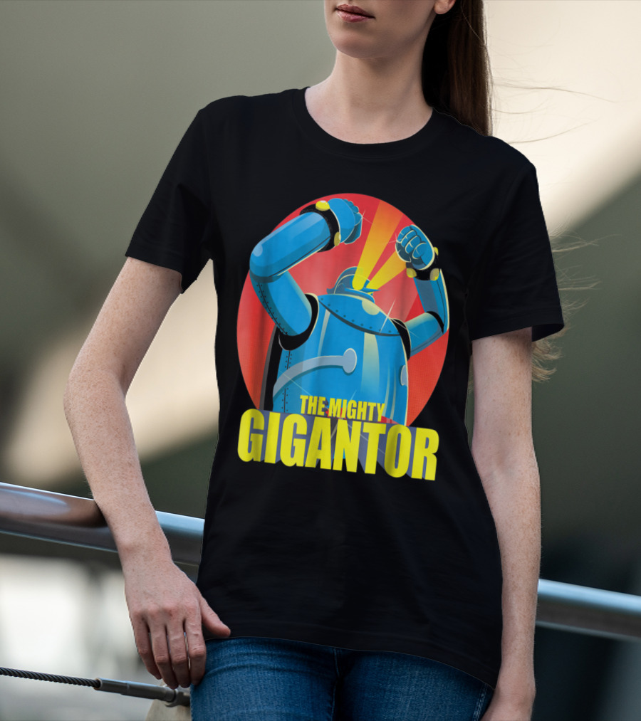 The Mighty Gigantor Robot Retro Sci-Fi Hero T-Shirt
