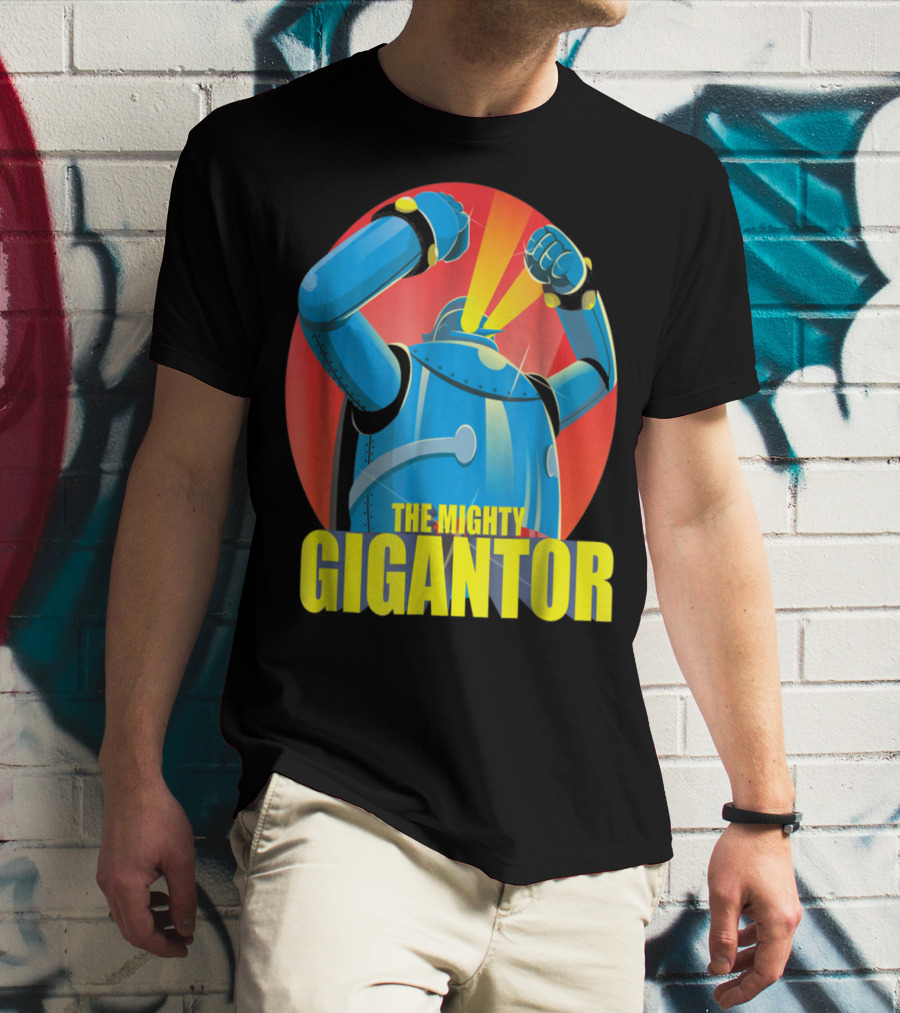 The Mighty Gigantor Robot Retro Sci-Fi Hero T-Shirt