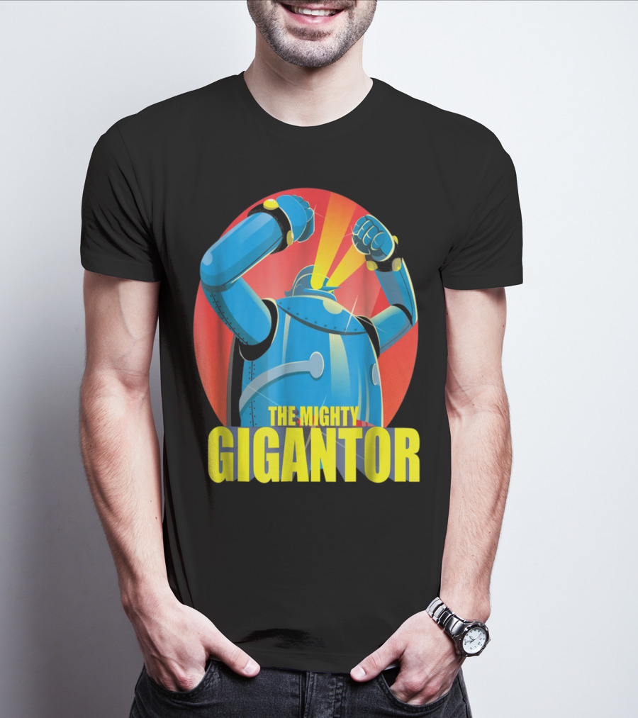 The Mighty Gigantor Robot Retro Sci-Fi Hero T-Shirt