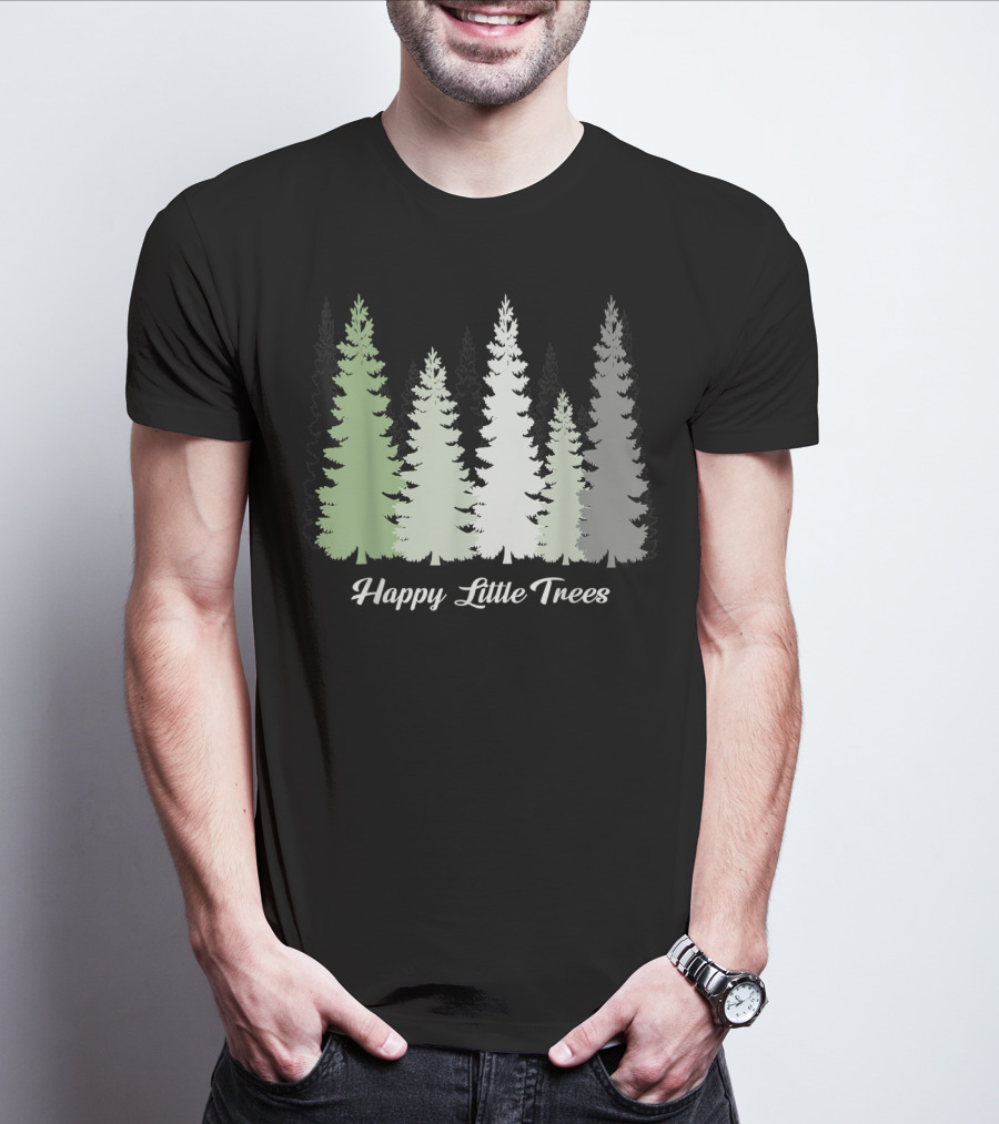 Happy Little Trees Bob Style Forest T-Shirt