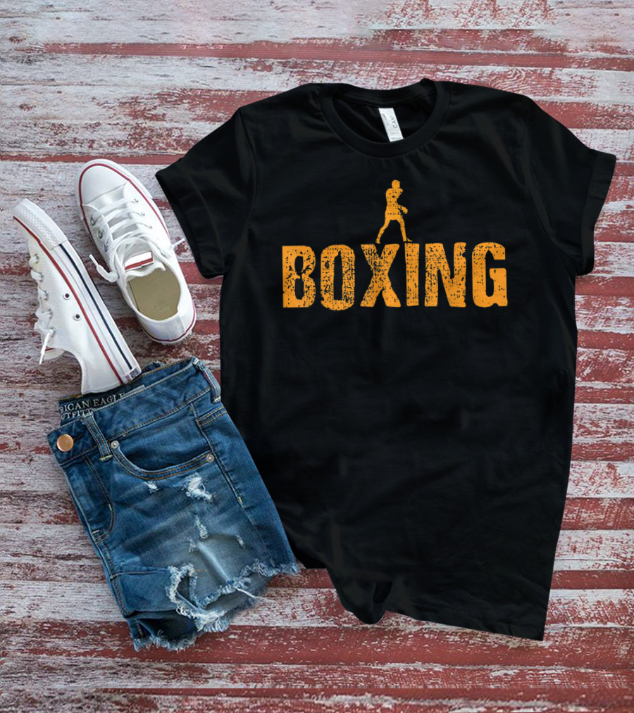 Boxing Vintage Boxer Workout Club T-Shirt