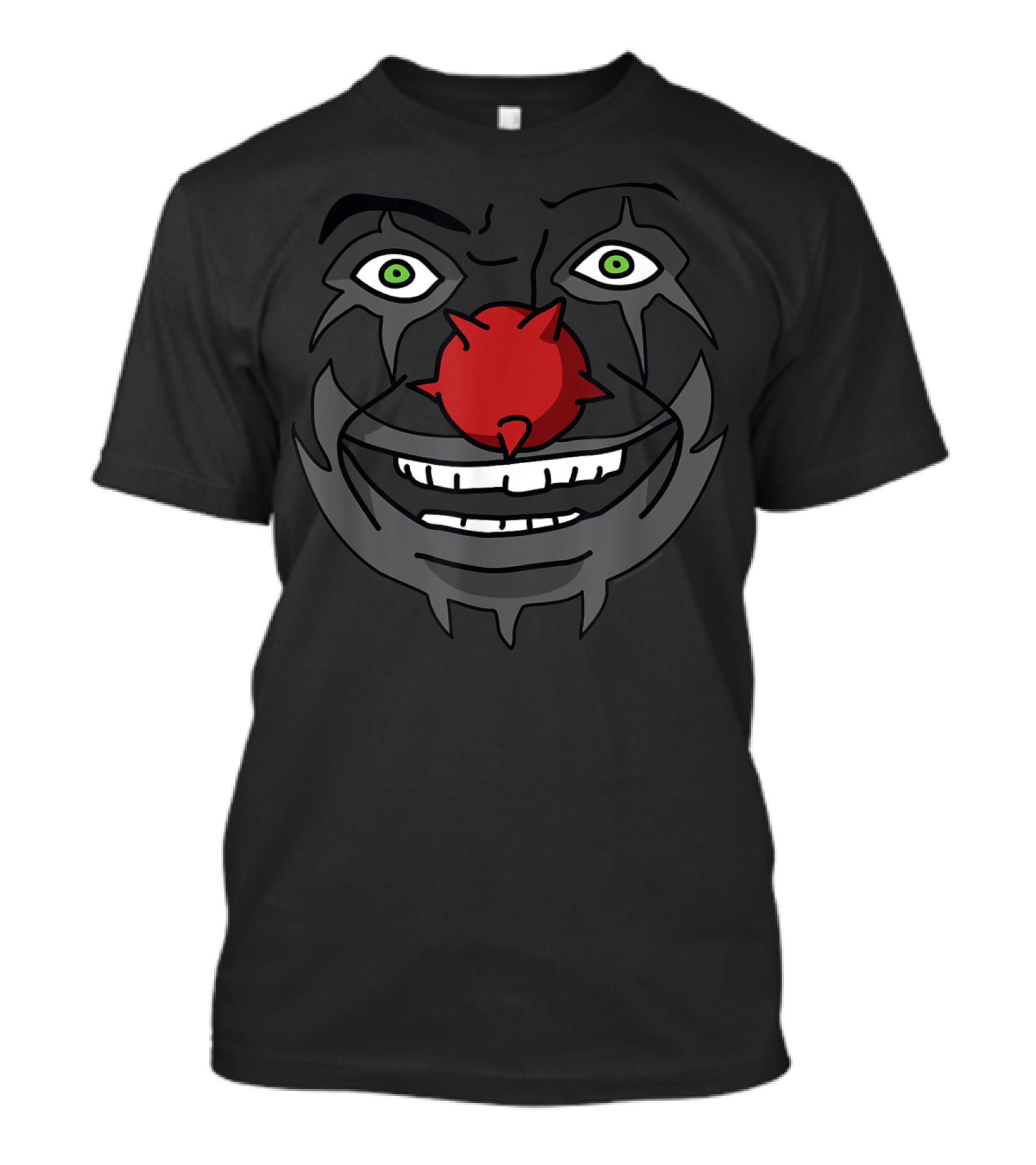 Metalocalypse Doctor Rockso Clown Face With Red Nose T-Shirt