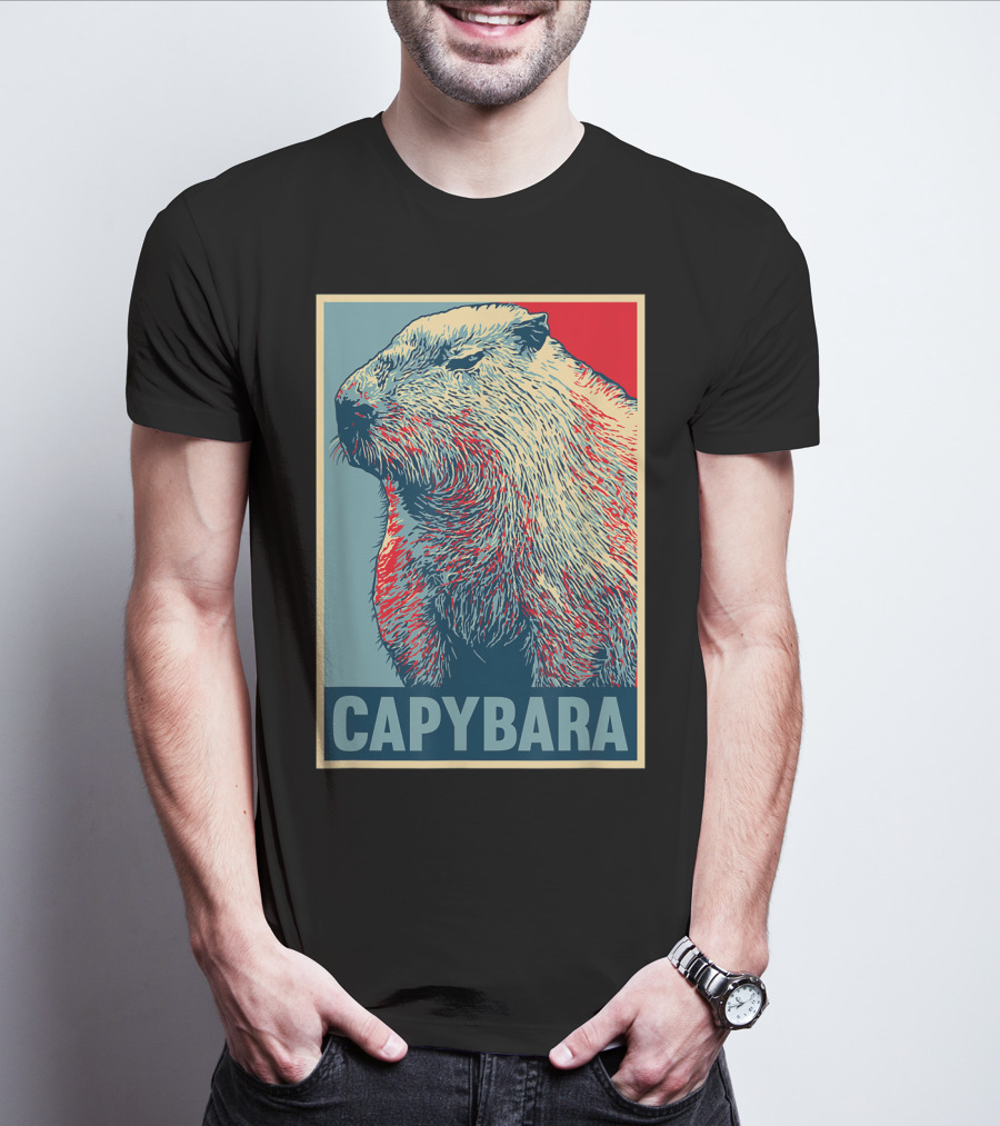 Capybara Funny Vegan Animal Lovers T-Shirt