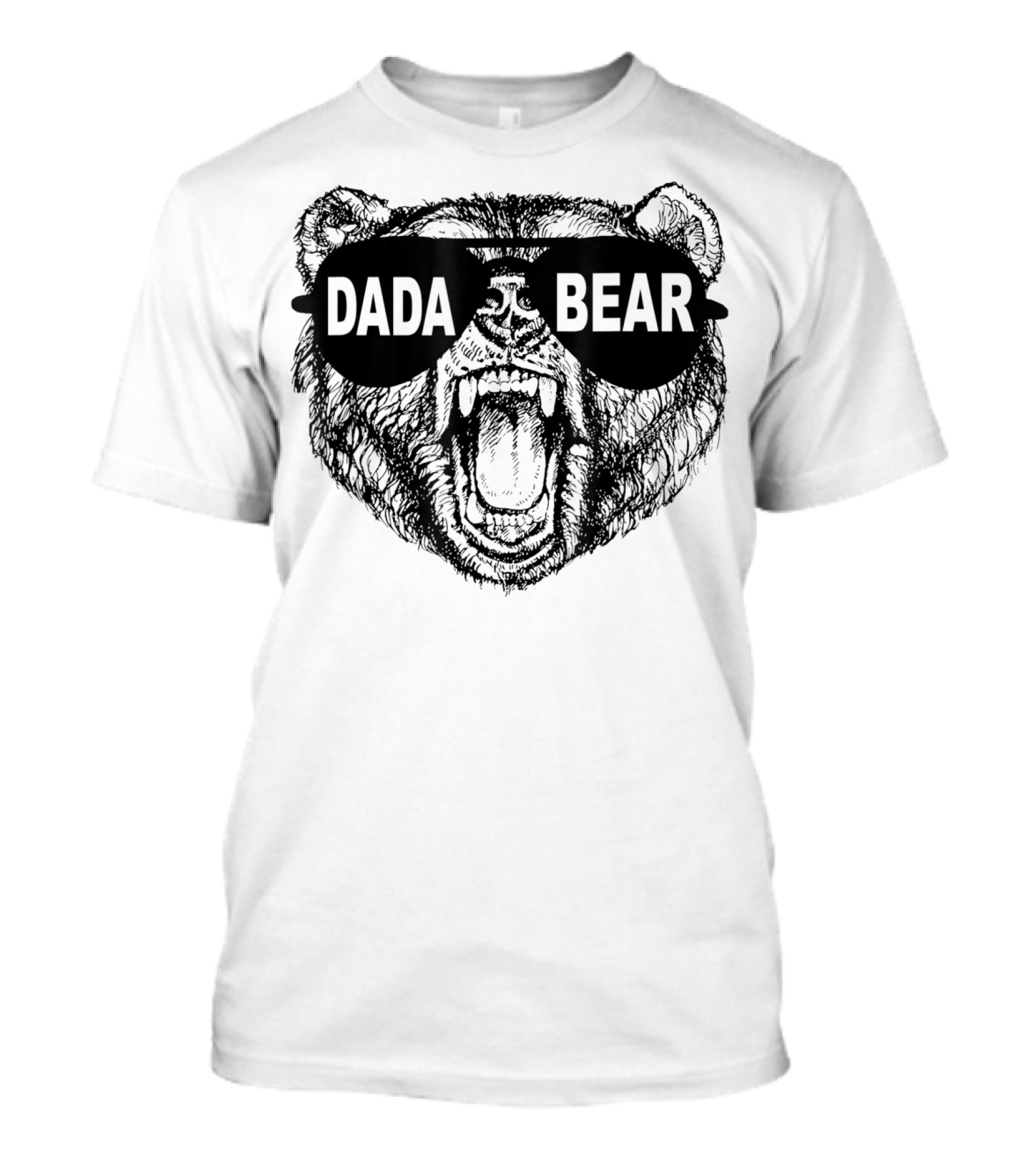 Dada Bear Sunglasses Roaring Bear T-Shirt