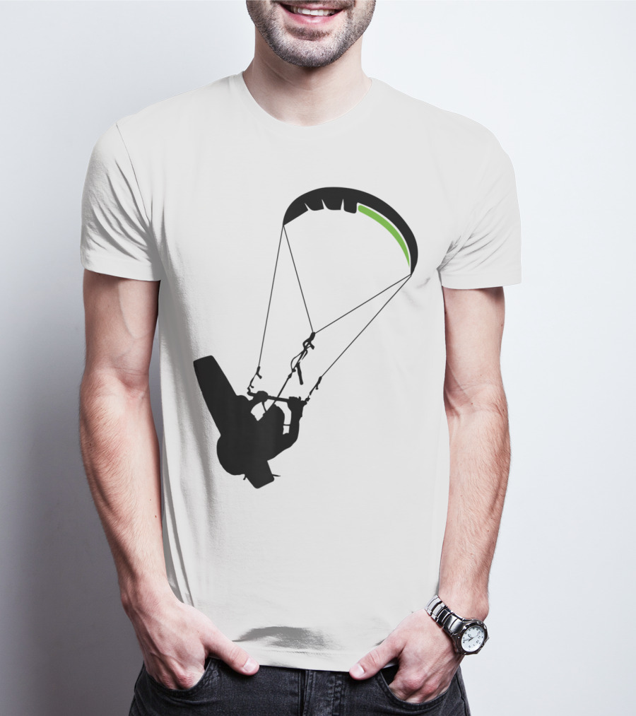 Cool Kitesurfing I Kitesurf Silhouette Adventure T-Shirt